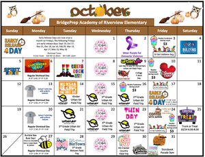 ✨October 2025 Activity Calendar ✨